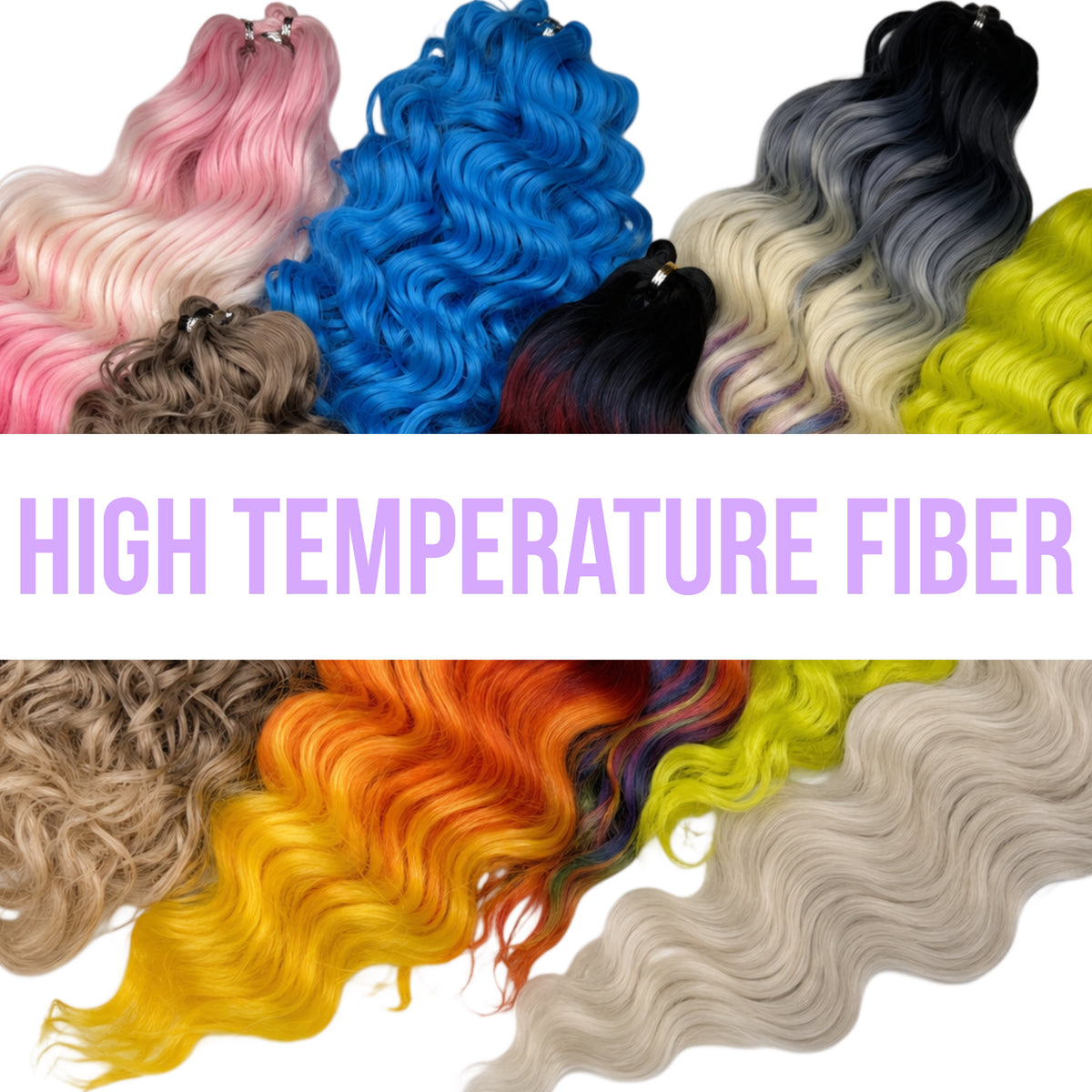 High-temperature fiber