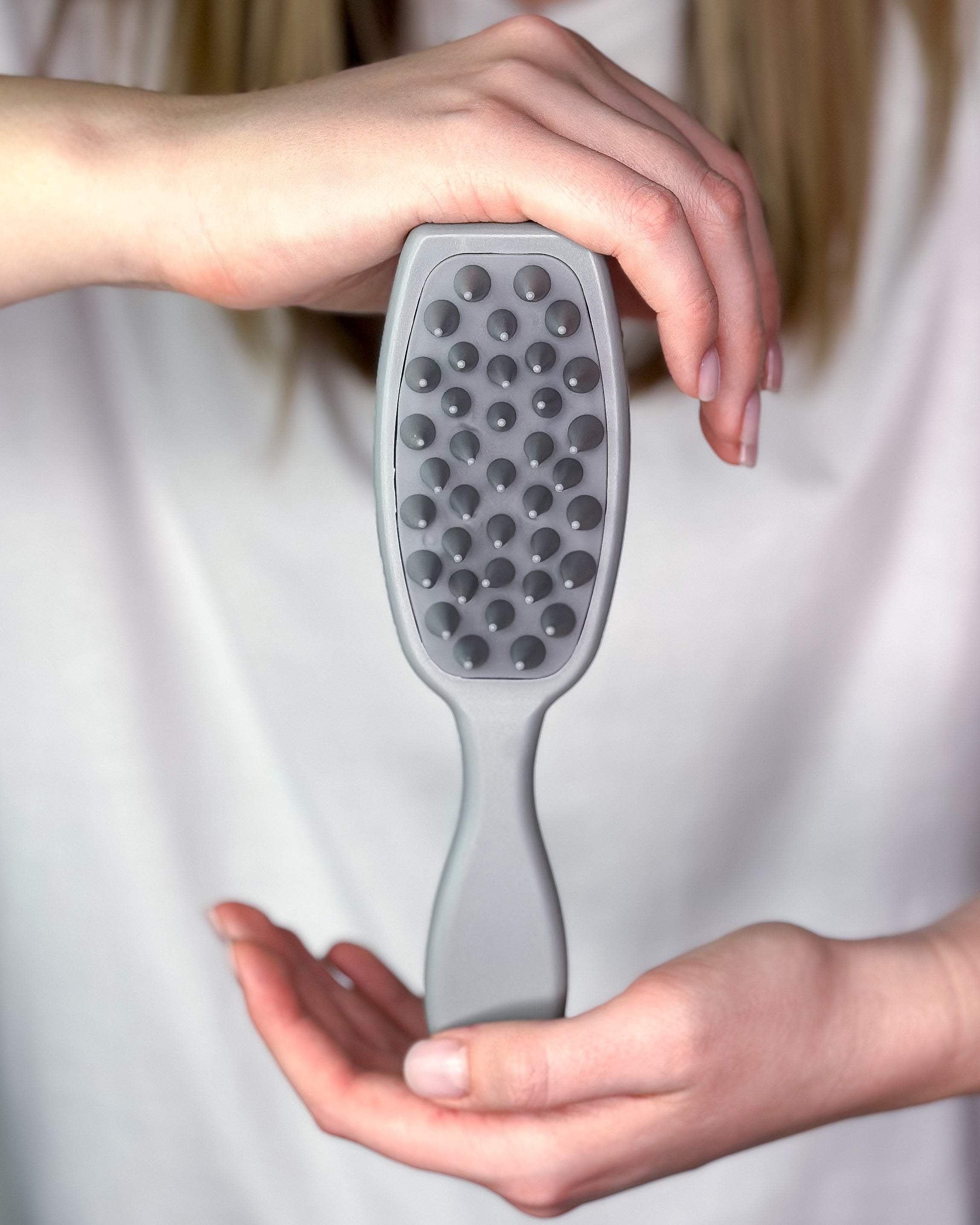 Hair and scalp massage brush