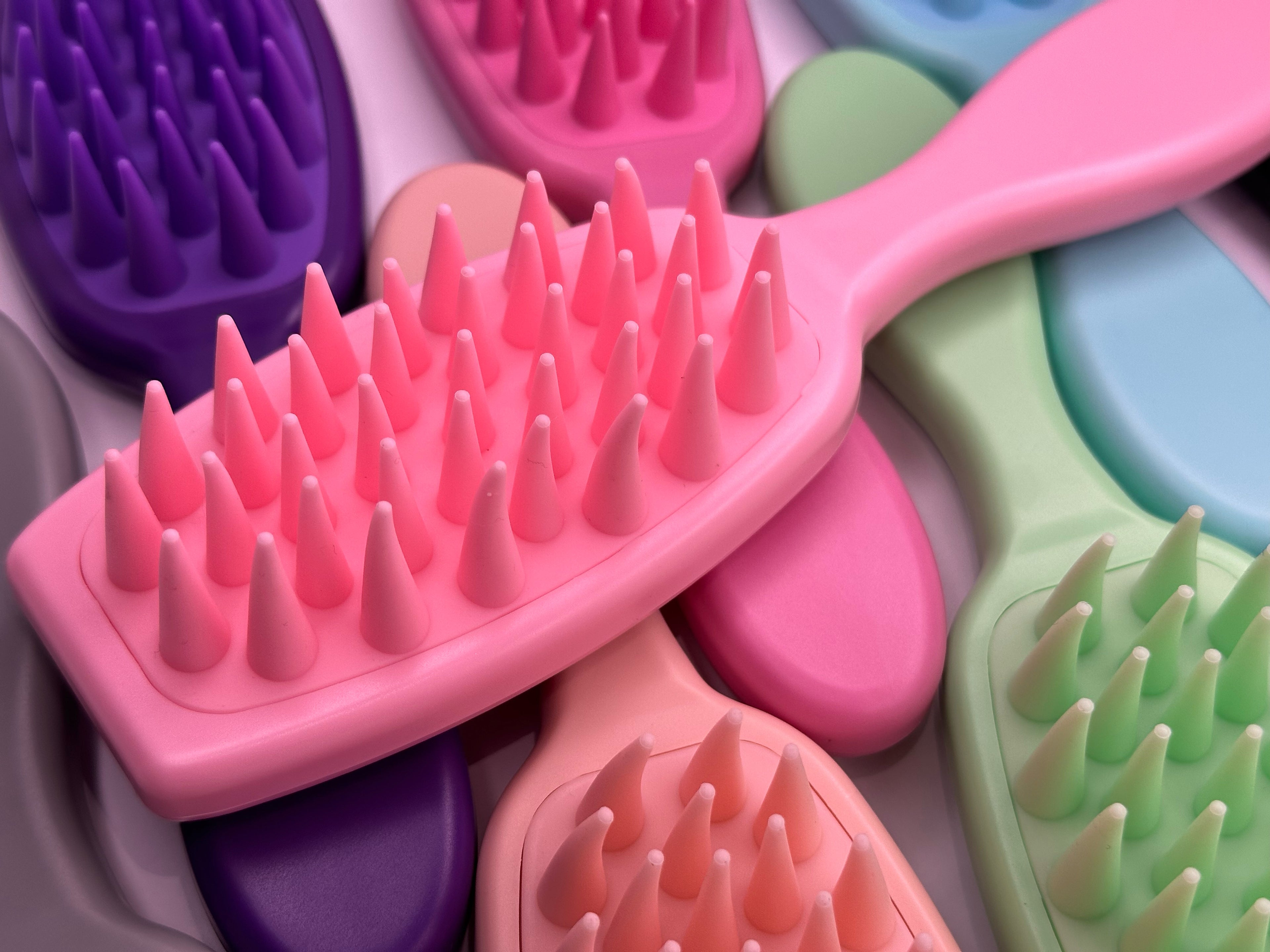 Hair and scalp massage brush