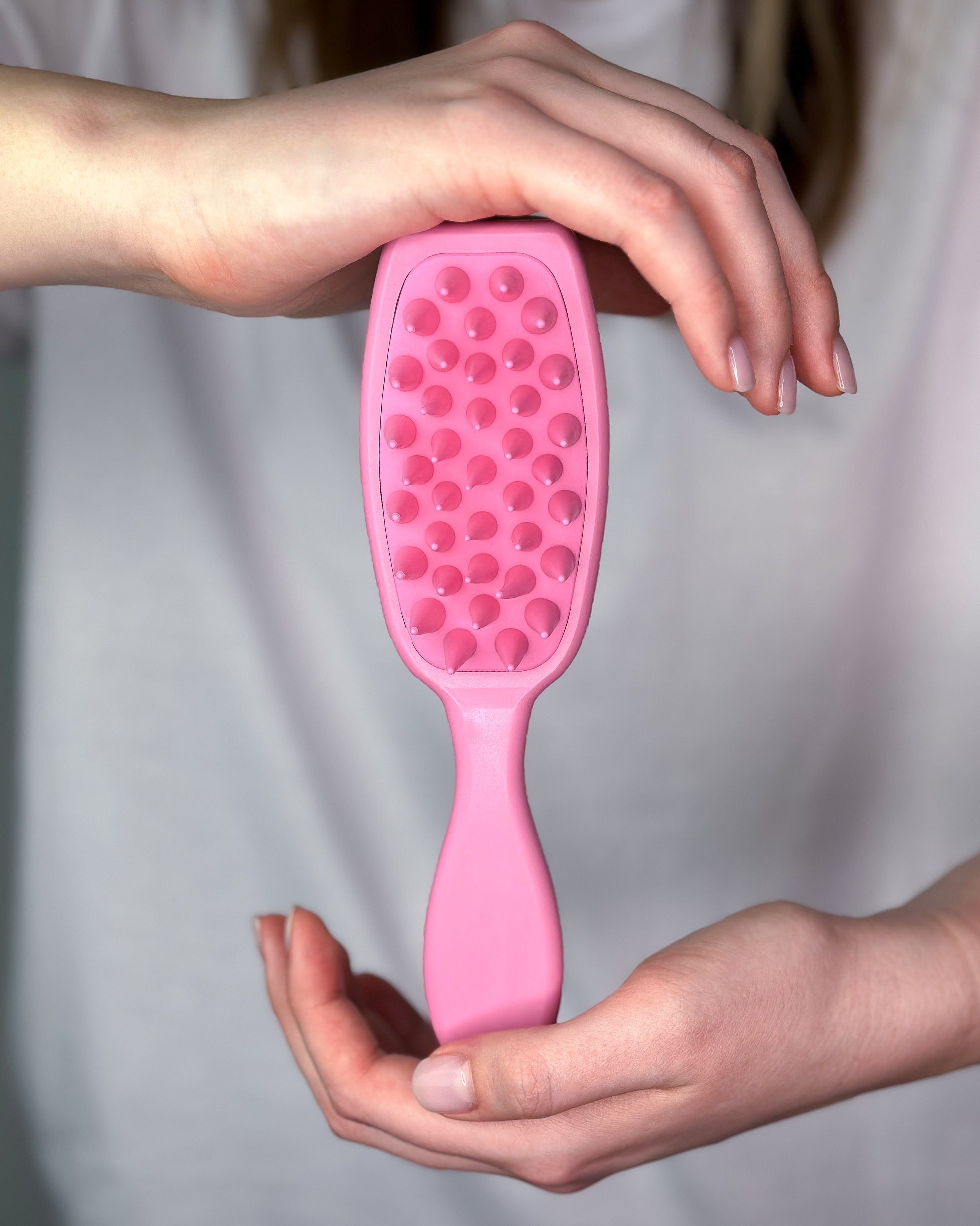 Hair and scalp massage brush