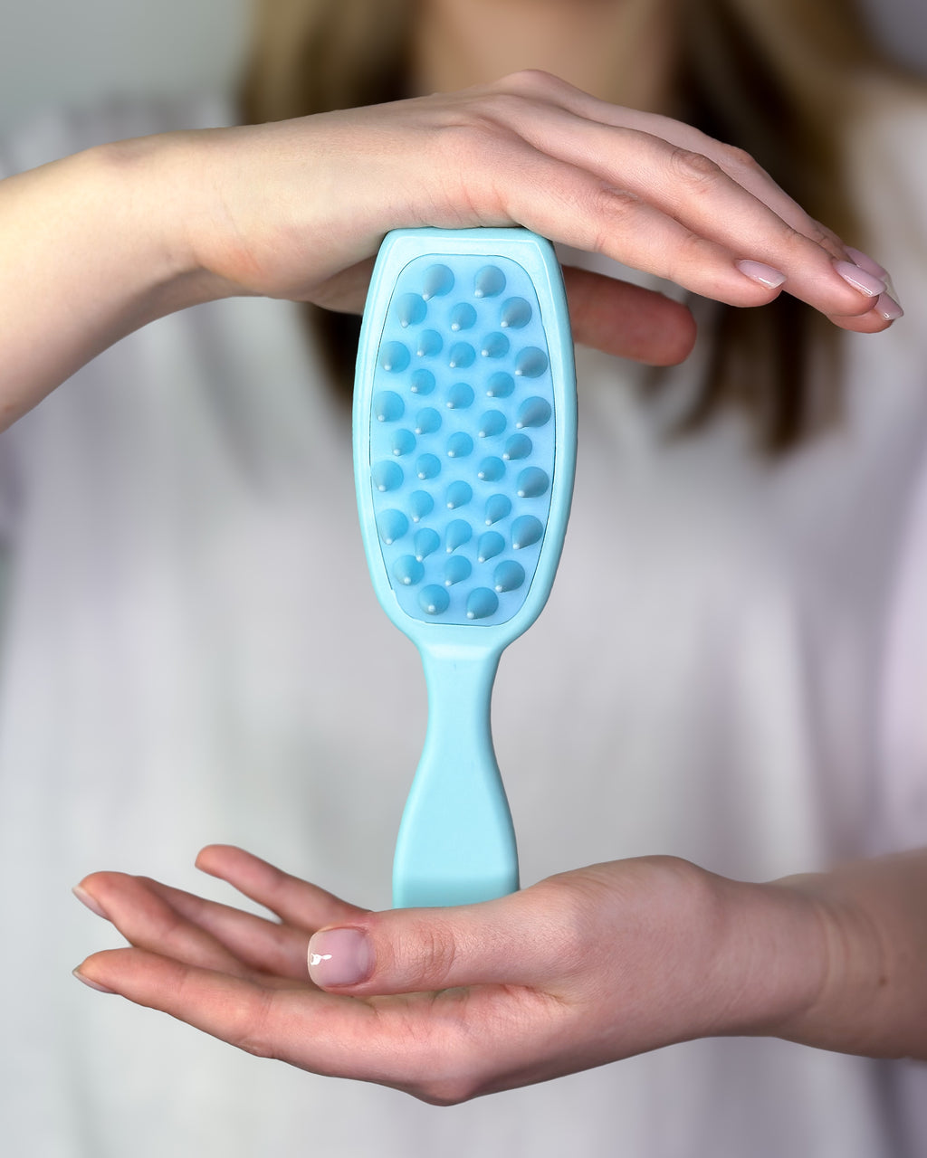 Hair and scalp massage brush