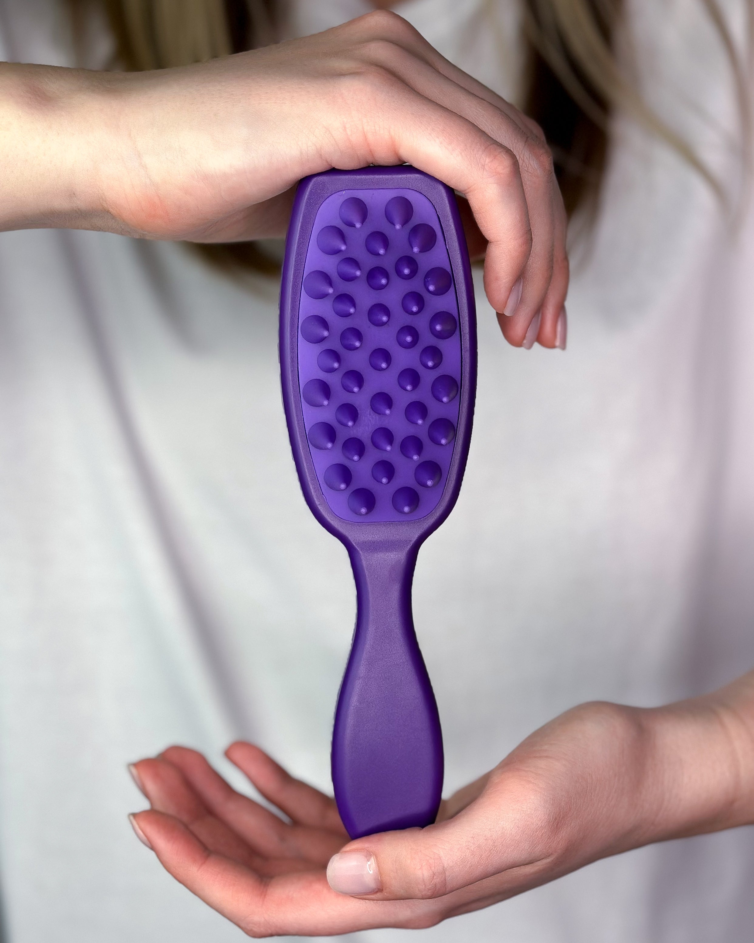Hair and scalp massage brush