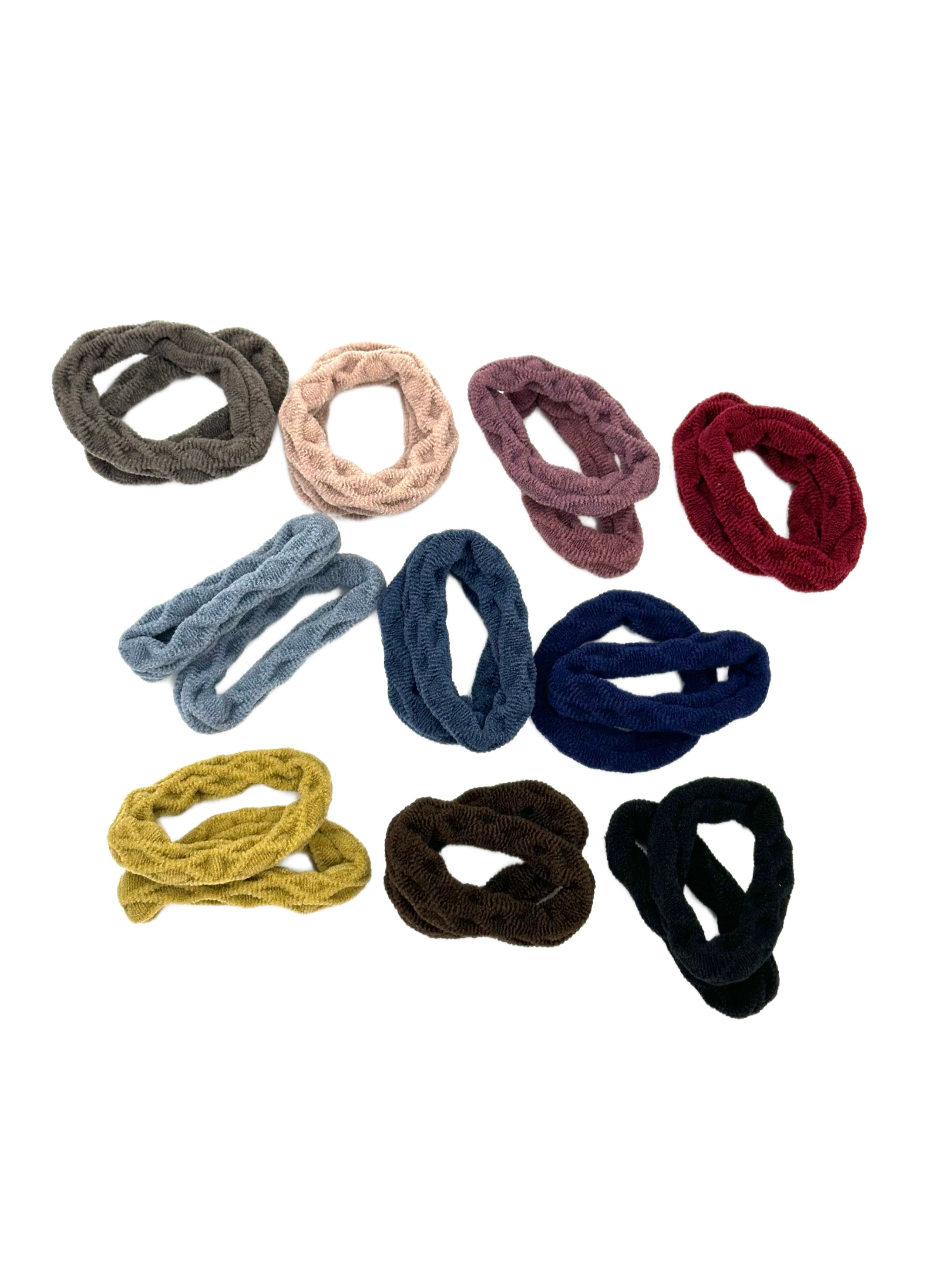 Textured hair band 2 pcs