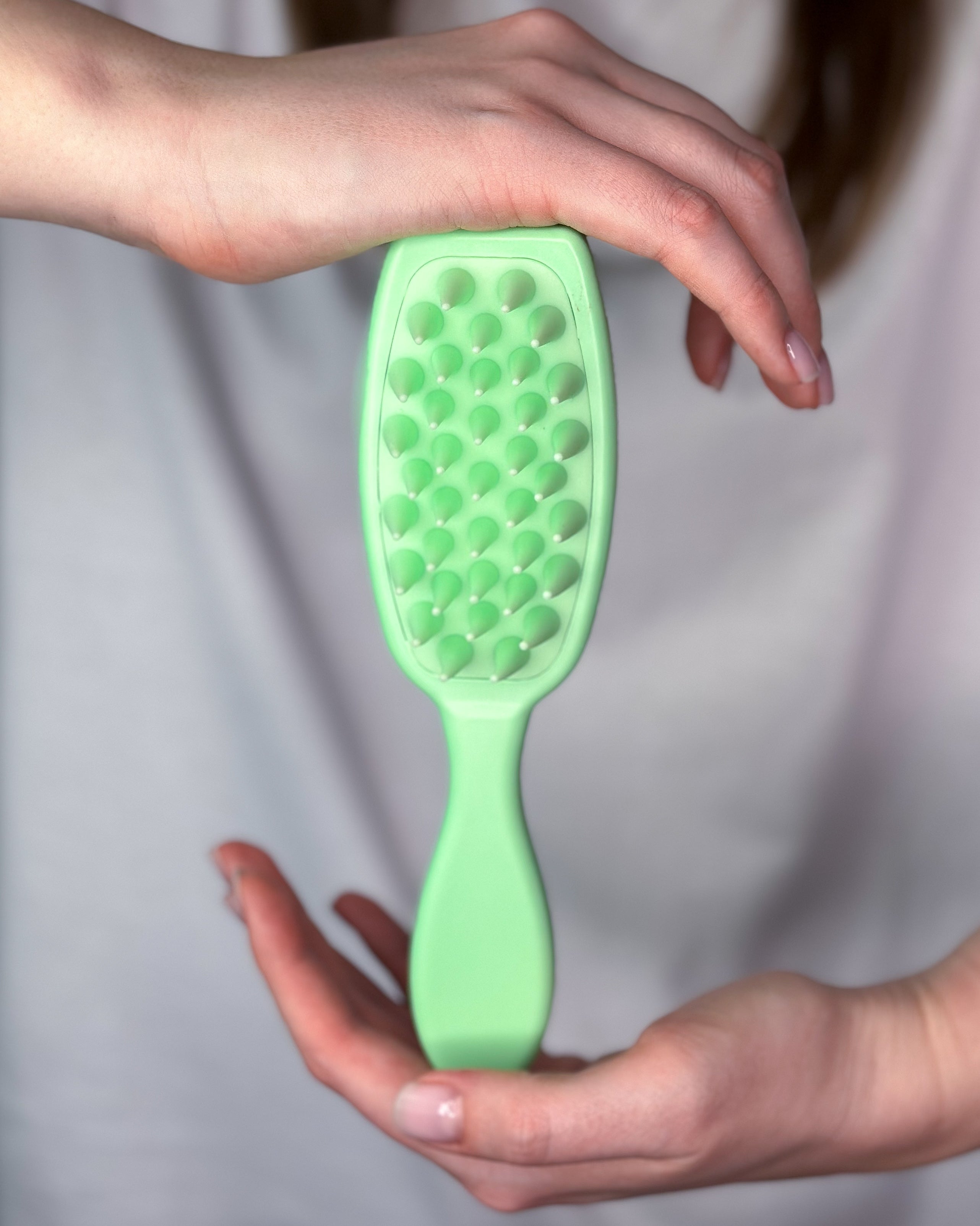 Hair and scalp massage brush