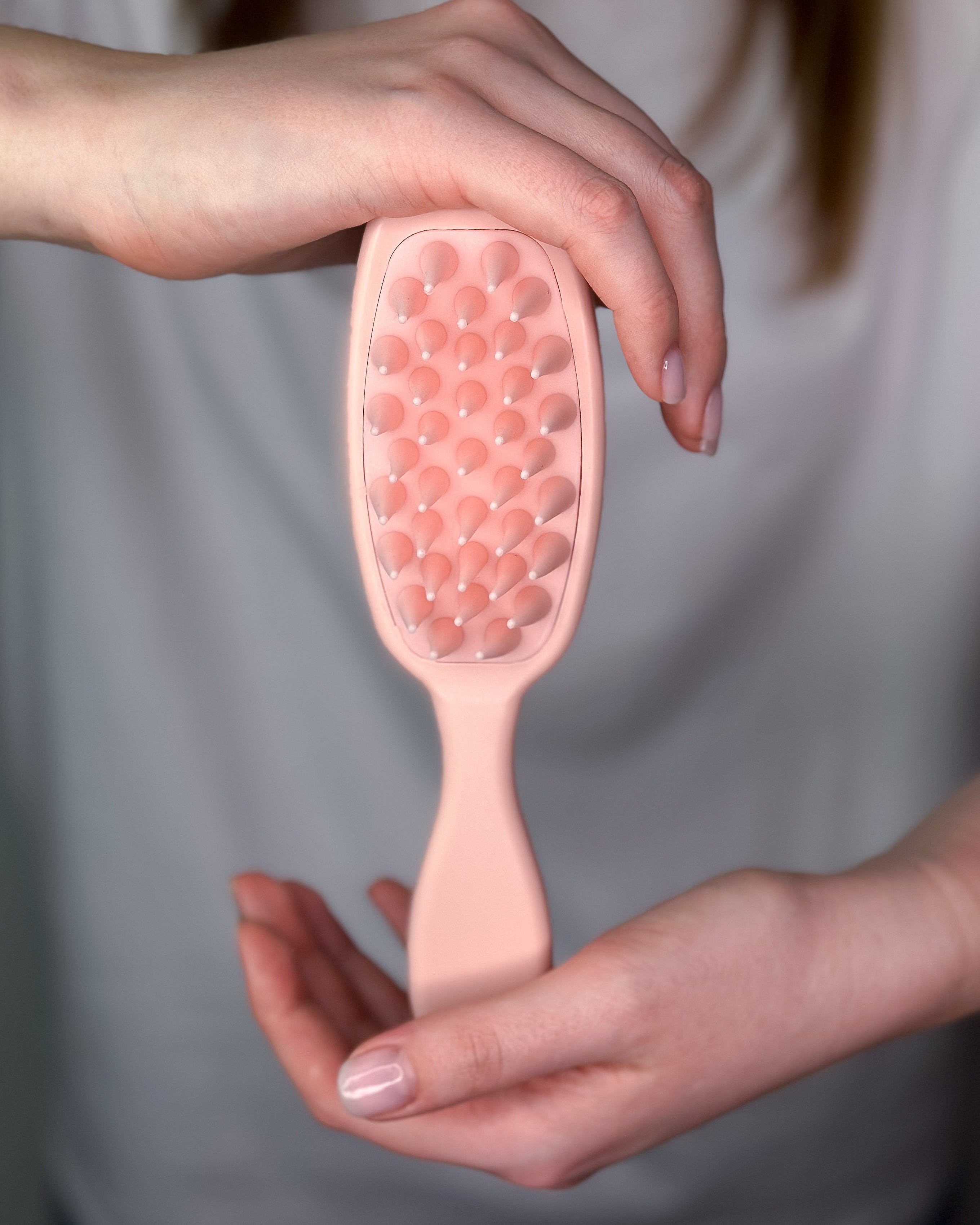 Hair and scalp massage brush
