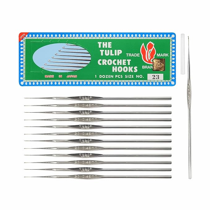 Tulip Japan crochet hook golden point