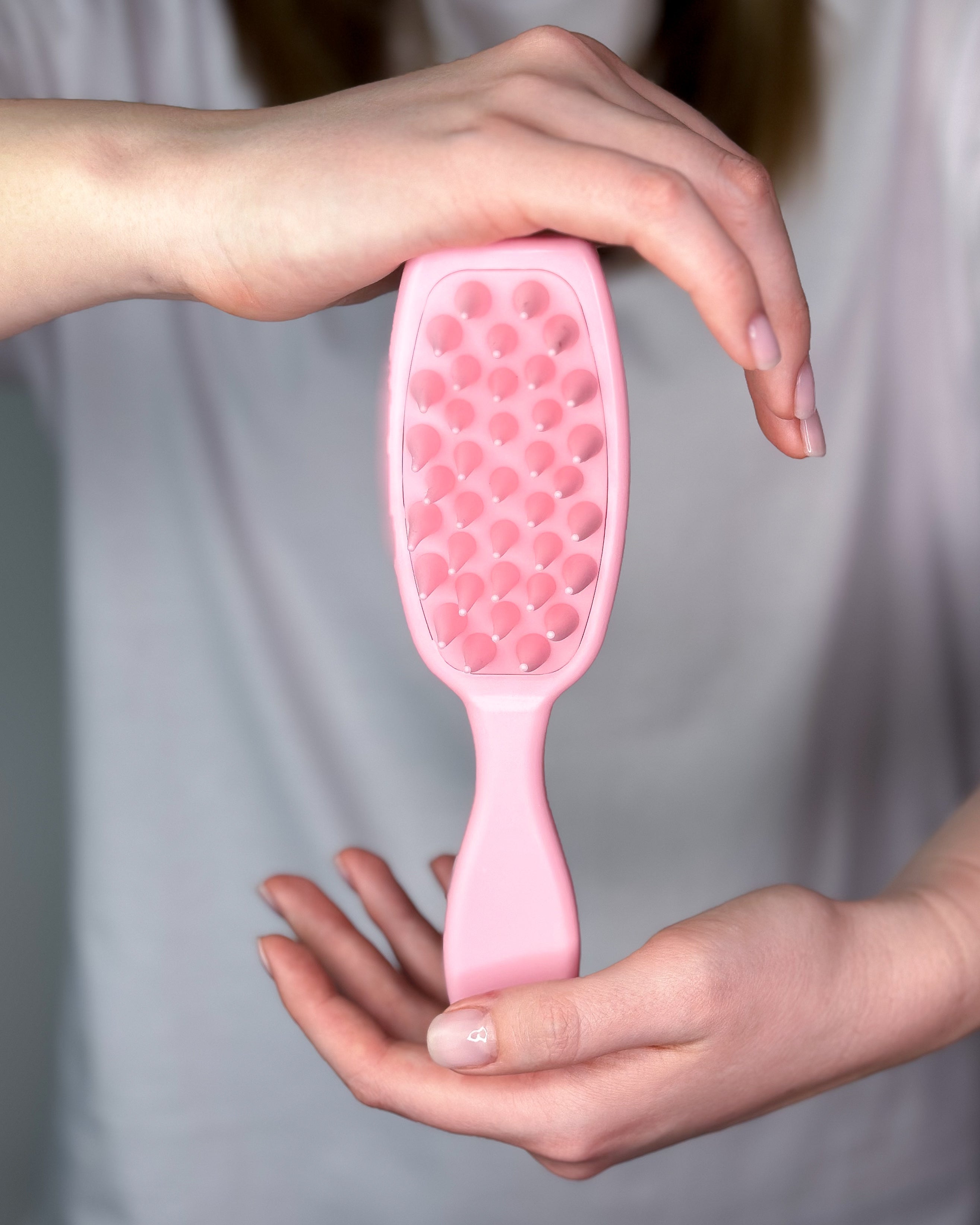 Hair and scalp massage brush